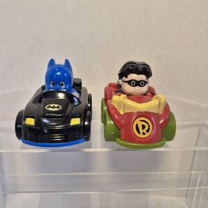 Fisher Price Little People DC Comics Marvel Wheelies Batman & Robin